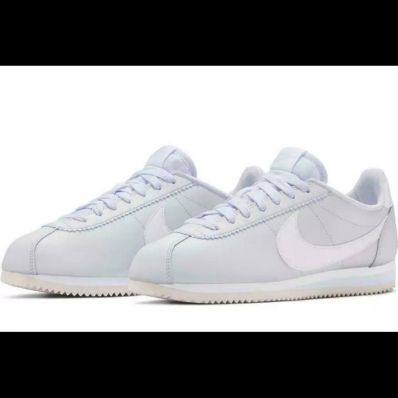 Women's Nike Cortez Leather Grey /White 807471